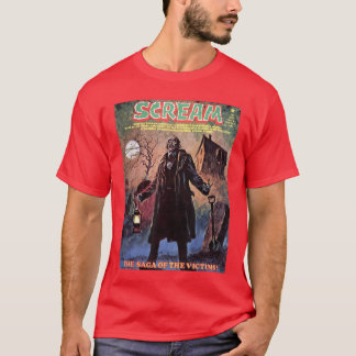 T-shirt Zombie Halloween Horror Vintage Comic Book Retro F