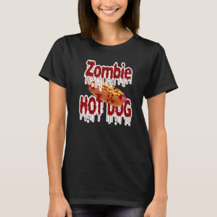 T-shirt Zombie Hot Chien Sanglant Costume de cadavre undea
