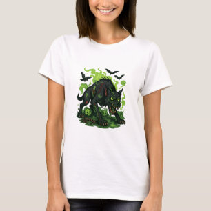 T-shirt Zombie Hound des Baskervilles - Dessin Horreur