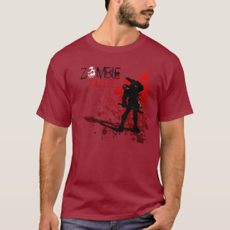 T-shirt Zombie KILLER - éclaboussure de sang