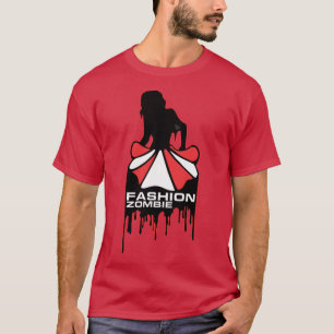 T-shirt zombie mode halloween parapluie