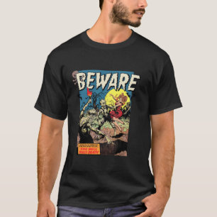 T-shirt Zombie Movie Horreur Poster Tee Comic Livre Vintag