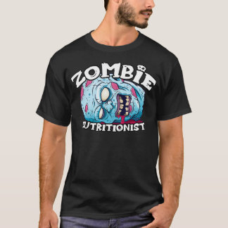 T-shirt Zombie NUTRITIONIST Halloween Simple Costume
