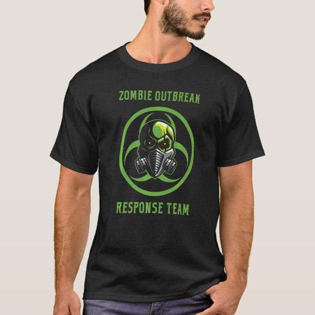 T-shirt Zombie Outbreak Response Team  Halloween (Devant)