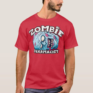 T-shirt Zombie PHARMACISTE Halloween simple costume