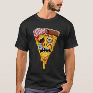 T-shirt Zombie Pizza Funny Gift For Pizzas Lover