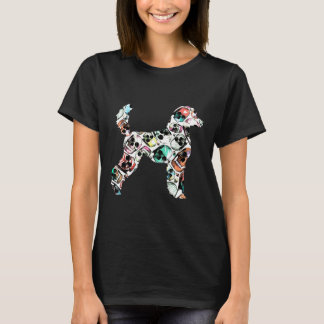 T-shirt Zombie Poodle Crâne Halloween drôle Costume mignon