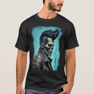 T-shirt Zombie Rock'n'Roll Apocalyptique