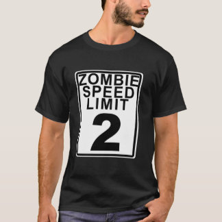 T-shirt Zombie Speed Limit drôle Halloween Zombie Speed Li