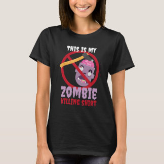 T-shirt Zombie Tuer Chemise I Apocalypse Morte Halloween