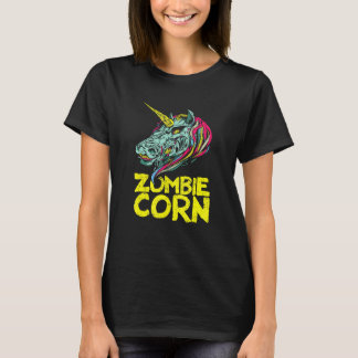 T-shirt Zombiecorn Zombie Licorne Animal de Halloween squ