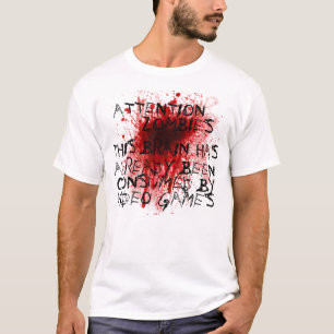 T-shirt Zombies d'attention