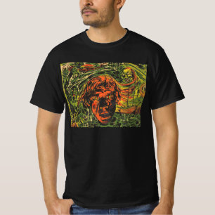T-shirt Zombies Halloween vintage, street art graffiti