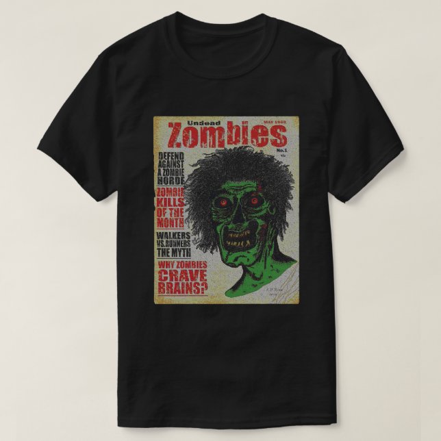 T-shirt ZOMBIES - Le Magazine (Design devant)