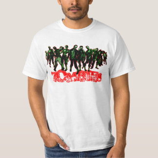 T-shirt ZOMBIS - course rouge - chemise blanche