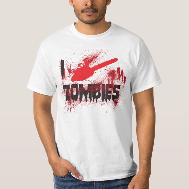 T-shirt Zombis de la "tronçonneuse" I (Devant)