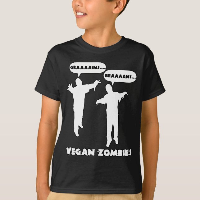 T-shirt Zombis végétaliens (Devant)