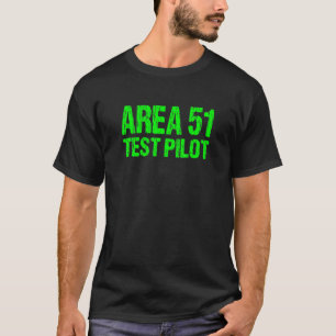 T-shirt Zone 51 Essai Pilote Rétro Halloween Costume Roswe