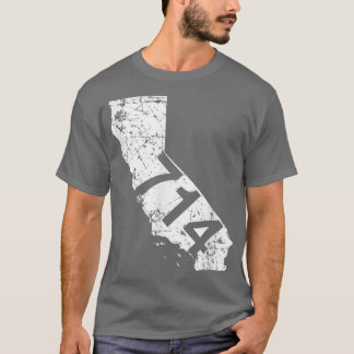 T-shirt Zone d'Anaheim Santa Ana Code régional 714 , Cadea