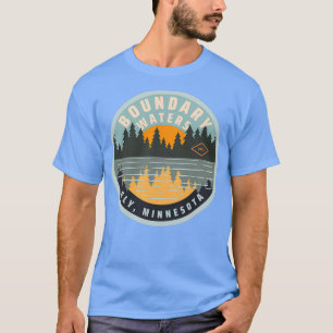 T-shirt Zone de canot des eaux limitrophes, Ely, Minnesota
