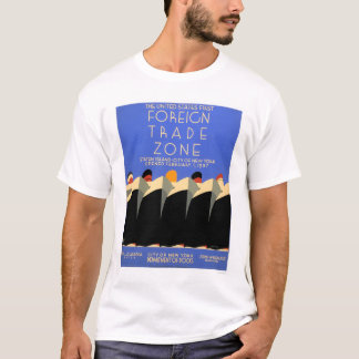 T-shirt Zone de commerce extérieur de NY WPA 1937