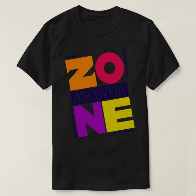 T-shirt Zone de découverte (Design devant)