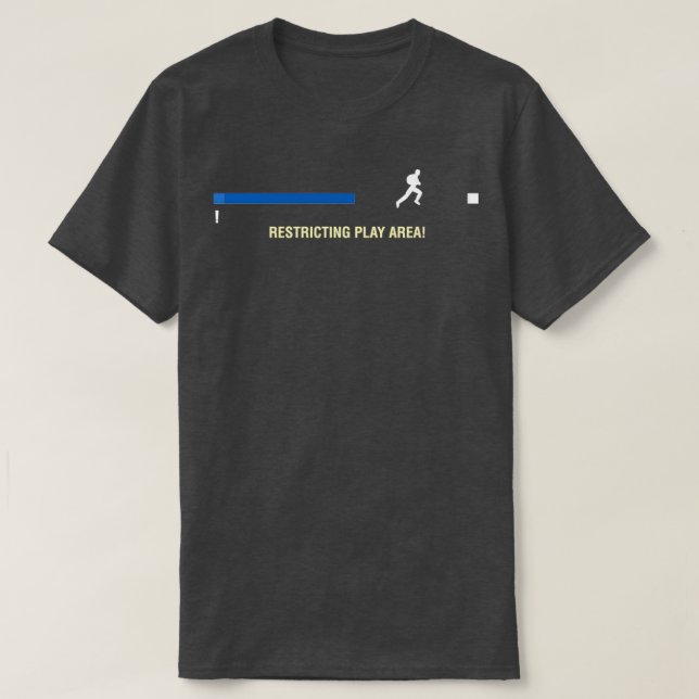 T-shirt Zone de jeu de restriction PUBG (Design devant)