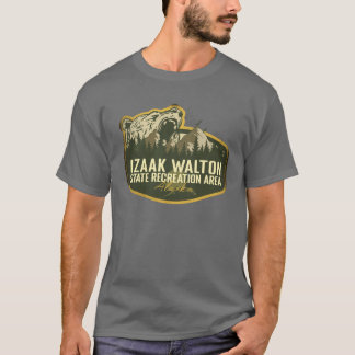 T-shirt Zone de loisirs d'État Izaak Walton en Alaska Rétr