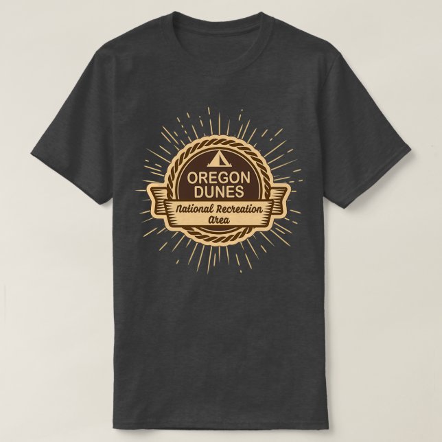 T-shirt Zone de loisirs nationale des dunes de l'Oregon (Design devant)
