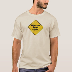 T-shirt Zone de pêche Walleye