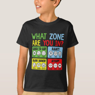 T-shirt Zone de régulation pour la santé mentale du consei
