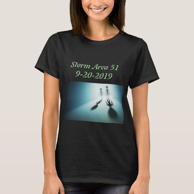 T-shirt Zone de tempête 51 (Devant)