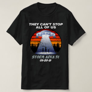 T-shirt zone de tempête 51 ils ne peuvent pas nous arrêter