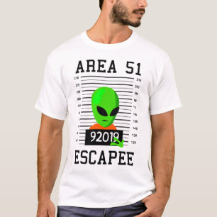 T-shirt Zone d'évasion Alien 51 Cute Vintage Halloween Cos