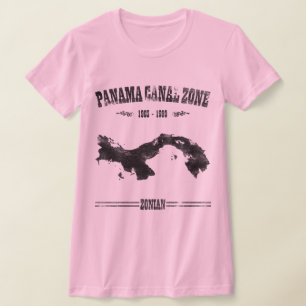 T-shirt Zone du canal de Panama, 1903 - 1999 & Zonien
