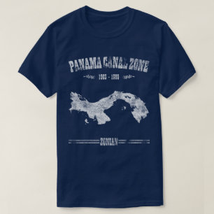 T-shirt Zone du canal de Panama, 1903 - 1999 & Zonien