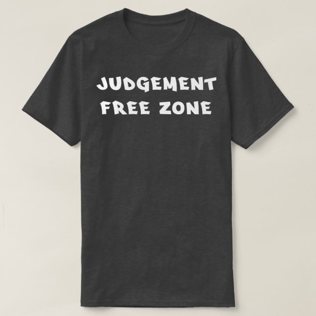 T-shirt Zone franche de jugement 1 (Design devant)
