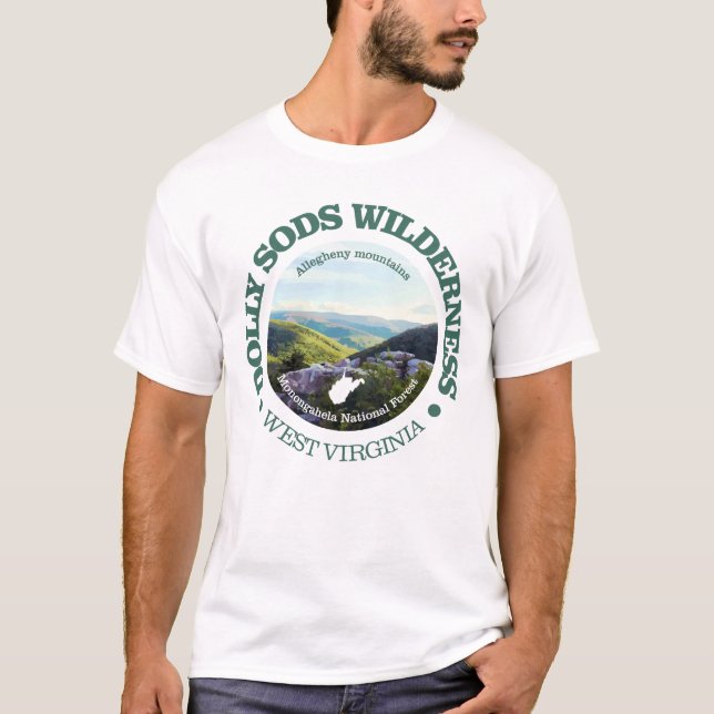 T-shirt Zone sauvage Dolly Sods (Devant)