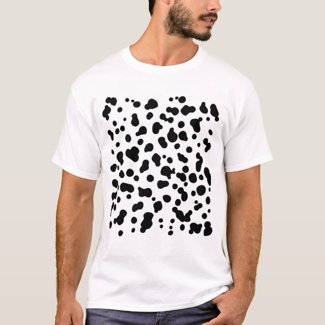 T-shirt Zones de Chien Dalmatien Costume de fête d'Hallowe (Devant)