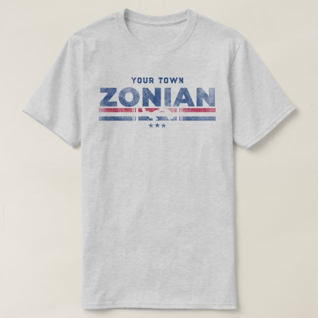 T-shirt Zonien (personnalisable) (Design devant)