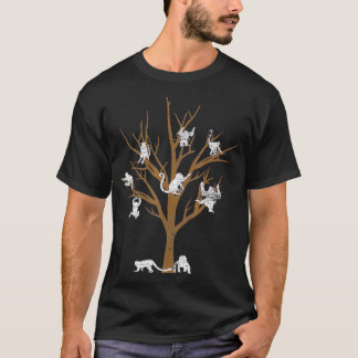 T-shirt Zoo animal cadeau Chimpanzé singe arbre
