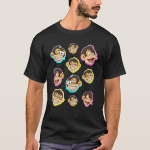 T-shirt Zoo Animal Chimpanzé Mignonne Singe