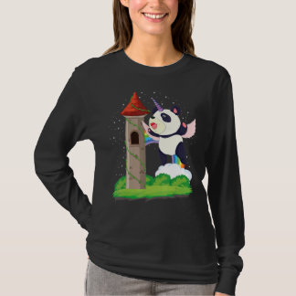 T-shirt Zoo Animal Rainbow Pandacorn Magique Fairytale Uni