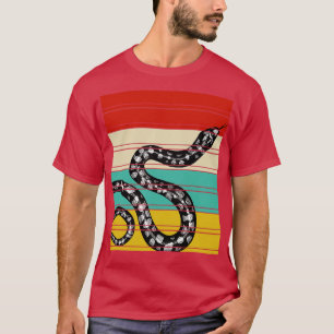 T-shirt Zoo Animal Reptile Cadeau Retro Snake