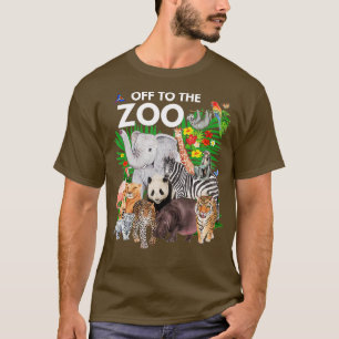 T-shirt Zoo Animaux Safari Party Une Journée Au Zoo Safari