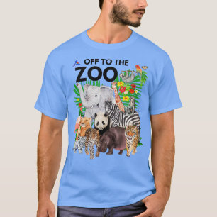 T-shirt Zoo Animaux Safari Party Une Journée Au Zoo Safari