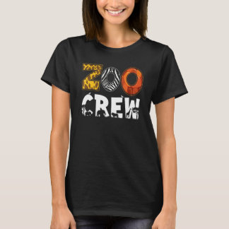 T-shirt Zoo Crew Animal Print For Zookeeper Kids Mens Wome
