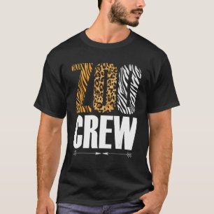 T-shirt Zoo Crew Safari Zoologiste Animaux