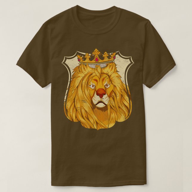 T-shirt Zoo d'Afrique Animal Lion (Design devant)