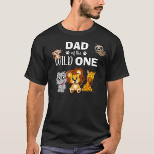 T-shirt Zoo de Safari de la jungle mignonne Papa animal